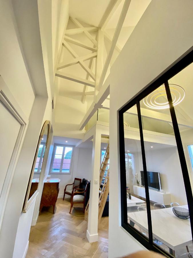 Piscine Et Jacuzzi Loft Ravissant Dans Une Maison Basque 安格雷 外观 照片